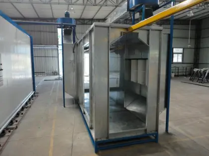 Automatic electrostatic powder spraying equipment