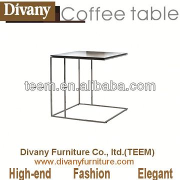 2013 Divany white acrylic side coffee tables