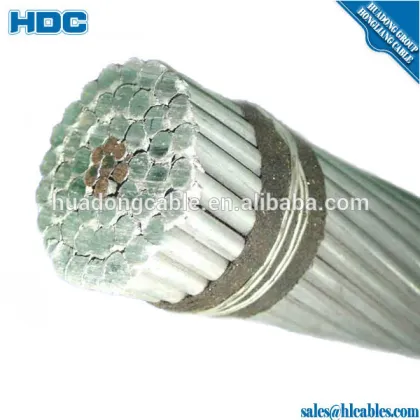 Bare ACSR dog/Hare/rabbit/ BS215 stranded conductor ACSR overhead cables
