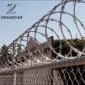 Γαλβανισμένο συρματόσχοινο ξυράφου για φράχτη φυλακής