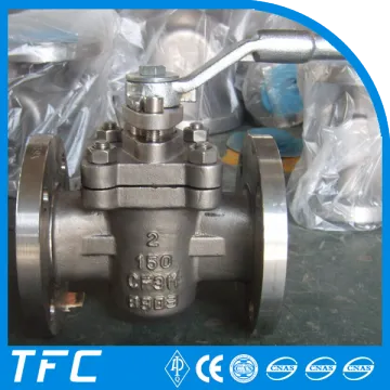 CF3 stainless steel plug valve, CF8 plug valve