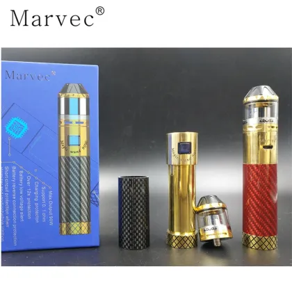 Single 18650 pen style vape starter kits