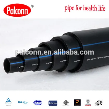 Plastic HDPE corrugated pipes for drain water good price