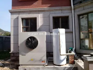 Domestic hot water heat pump air source heating