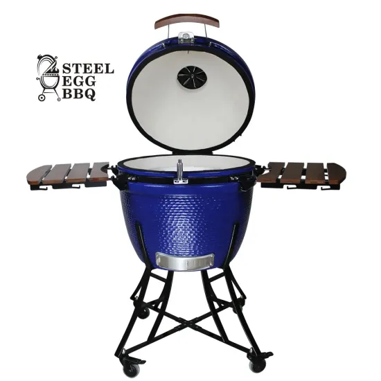 SEB KAMADO 60cm Outdoor Backyard Ceramic Grill Meat Grill Smoker Kamado