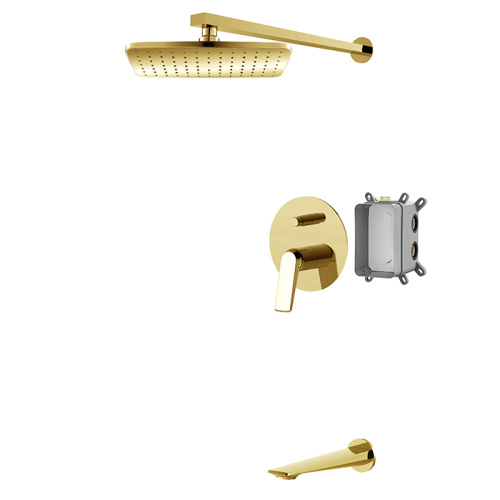 Shower And Tub Faucet Sets With Handheld