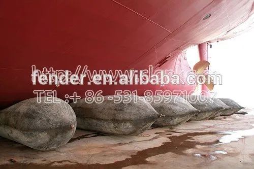 Secure ship launching airbags with 100% quality-safe guaranteed
