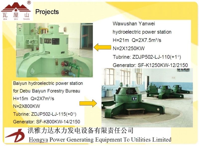 Hydro Power Turbine/ Kaplan Turbine Generating