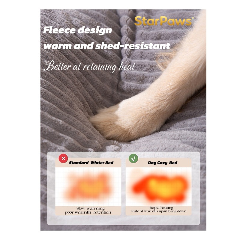 Extra Large Washable Dog Bed Thickened Warm Cushion