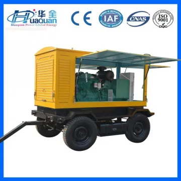 trailer/mobile diesel generator 30kw 30kva
