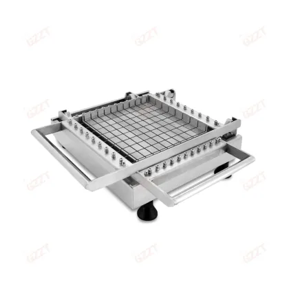 Double 2 Frame Chocolate Guitar Cutter - Chocolate Mousse Cake Cube Cutting Blade