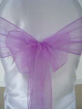 Lilac Decorate Chair Sash