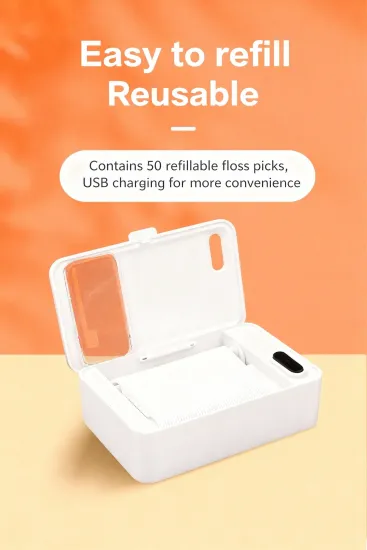 Smart Dental Floss Holder with App Connectivity