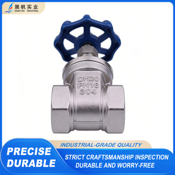 Hassas Paslanmaz Çelik El Çarkı Sürgülü Vana