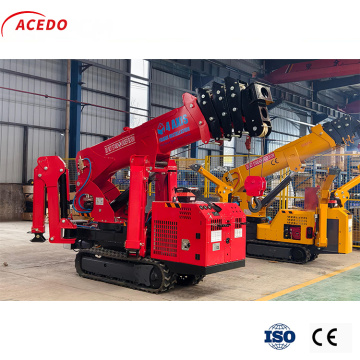 Миниатюрный 3-тонный складной гусеничный кран Spider Crane