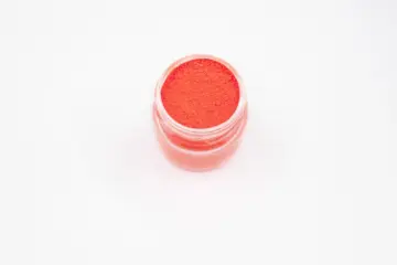 Orange powder pigments for flexible packaging