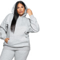 Frauen Pullover Hoodie 2 Stück Jogginghose