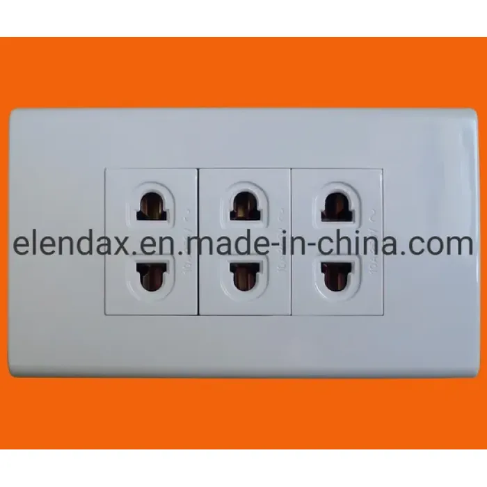 Toma de corriente eléctrica de pared de 16A y 250V