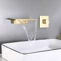 New Bathroom Waterfall Brass Basin Faucet