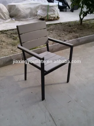 Outdoor furniture polywood aluminum dining chair