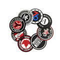 Promotion custom 2D logo soft PVC rubber patch