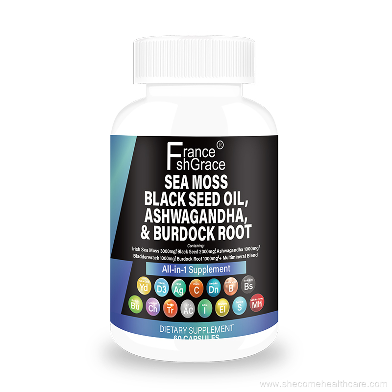 Black Seed Oil hair health Sea Moss supplement