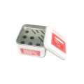 Caja de cigarrillo de hojalata caja de cigarrillo electrónico de metal