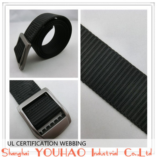 Black Nylon Belt Men's Sport Belt Yd-05