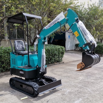 Hydraulischer Mini -Crawler -Bagger 600 kg mit Schwungarm und Hammerbefestigung