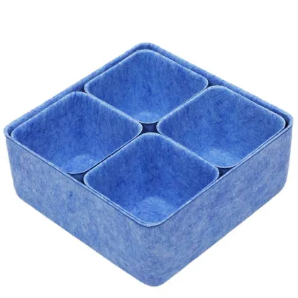 Felt Storage Bins and Organizers: Separators, Tool Containers, and Desk Organizers