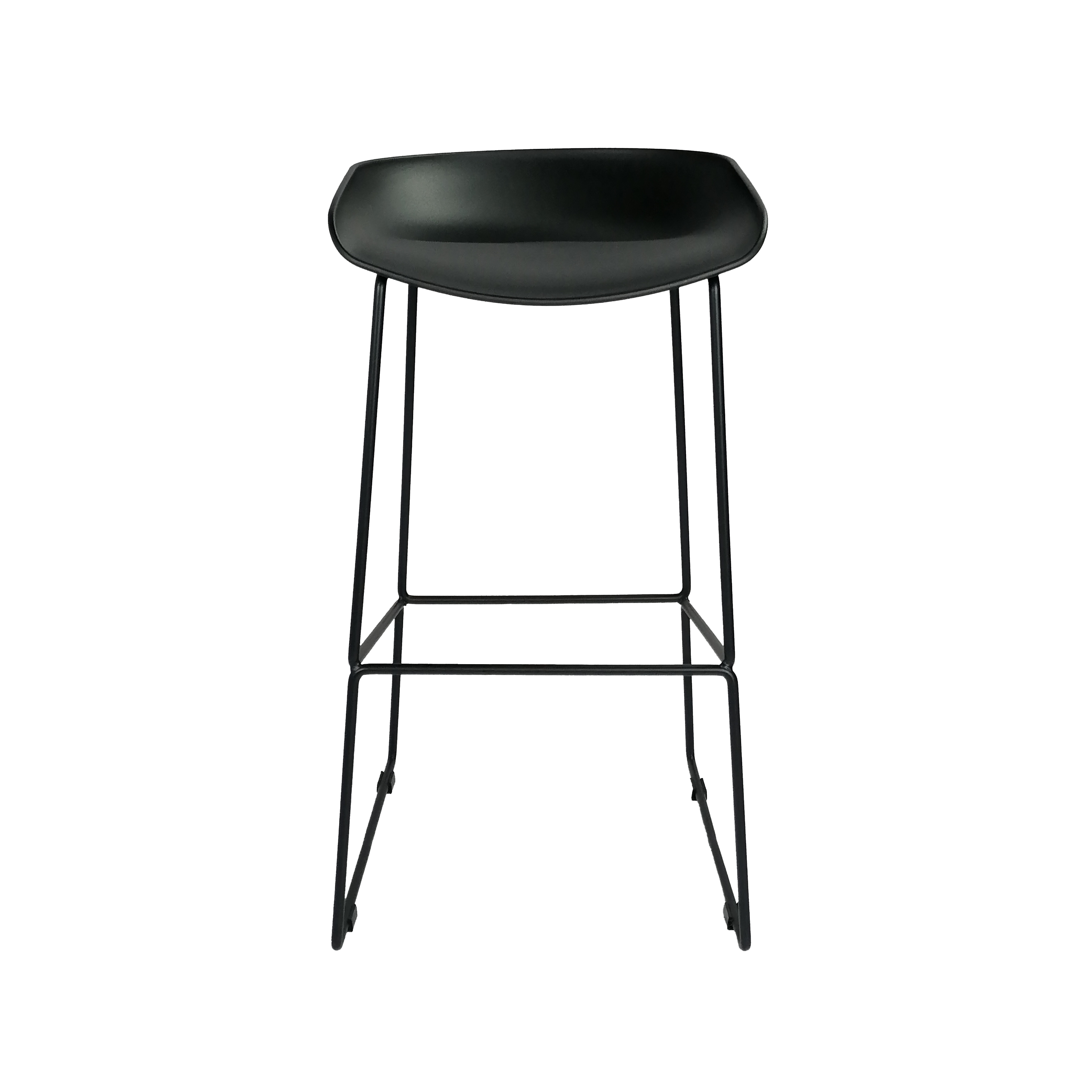 High Bar Chair Simple Popular Cafe Bar Chair PP Furniture Plastic Cheap Home for Hotel Restaurant