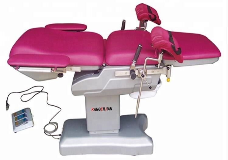 Gynecological birth operating bed