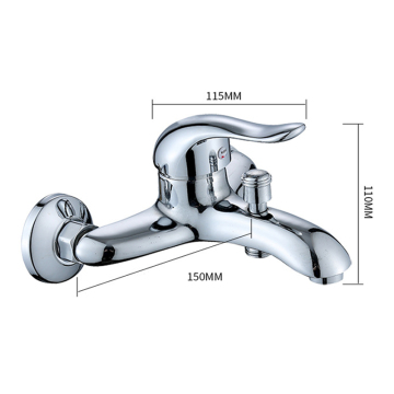 Hot Sell OEM Water Saving Stainless Steel Thin Chromed Bathroom Basin Shower Faucet