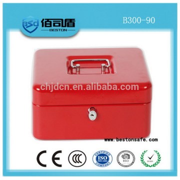 Design newly design alarm metal cash box