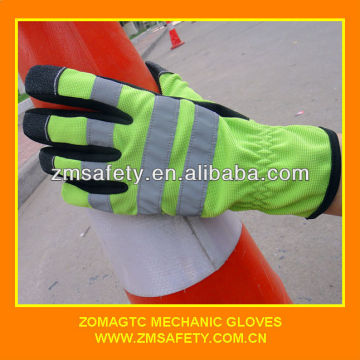 Reflective stripe traffic police glovesJRS315