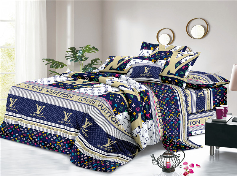 Print Checked Floral Bedding Sheet