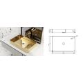 Golden Handmade Top Mount Basement Wash Basin