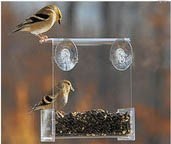 Eco-Friendly acrylic window bird feeder pet house
