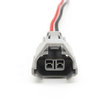 2 Way Electrical Fuel Injector Male Wire Cable Connector for Multiple Cars