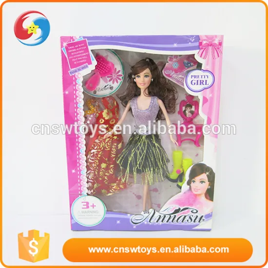 New style beautiful custom plastic with beautiful clothes ballet dolls