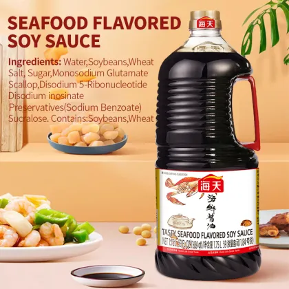 Wholesale 1.75L Seafood Soy Sauce - Custom Tamari Flavored Export Shrimp Soy Sauce