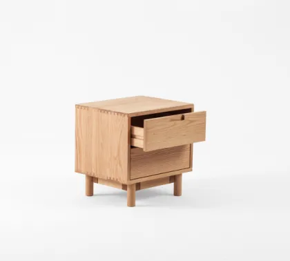 WOOD CUBIC BESIDE CUPBOARD