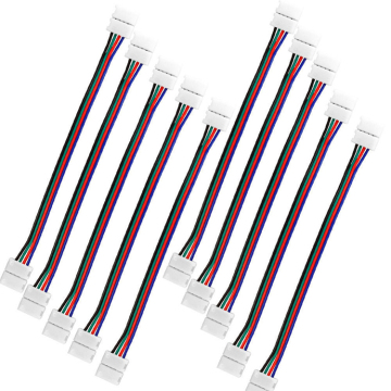 5Pin RGB RGBW LED Strip Accessories: Quick Connectors, Welding Cable, 2 Pin & 4 Pin Plugs