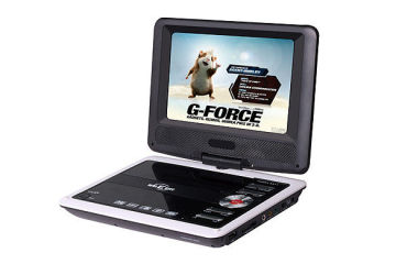 Rechargable Li Battery 7 Portable Dvd Player With Usb And Tv Fm Function
