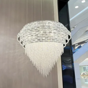 Large Luxury Crystal Chandelier Light for Hotel Project