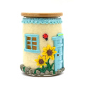 Blue leisure cabin 3D Cartoon Storage Holder