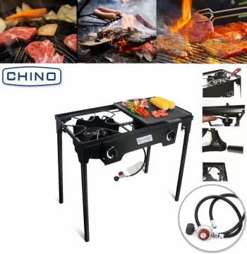 camping signle explorer removable gas stove BBQ stove