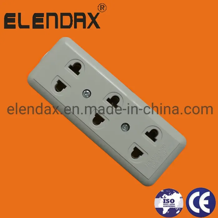 Stopkontak Soket Tipe Permukaan Penggunaan Ganda 10A 250V AE7003