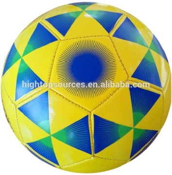 full printing size 5 leather soccer ball