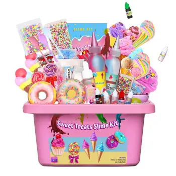 Eco-Friendly Non-Toxic Unicorn Bubble Set Children's Clay Educational DIY Foam Slime Kit Toy Crystal Mud Play Model Building Set